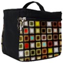 Squares-colorful-texture-modern-art Make Up Travel Bag (Big) View1