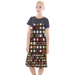 Squares-colorful-texture-modern-art Camis Fishtail Dress