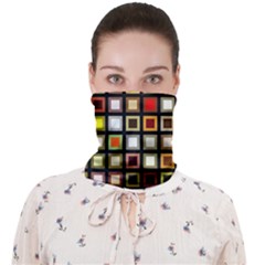 Squares-colorful-texture-modern-art Face Covering Bandana (adult)