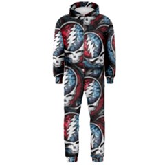 Grateful Dead Pattern Hooded Jumpsuit (men)