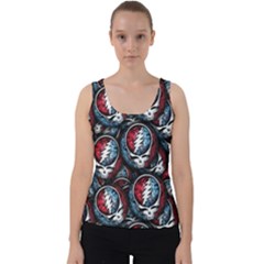 Grateful Dead Pattern Velvet Tank Top