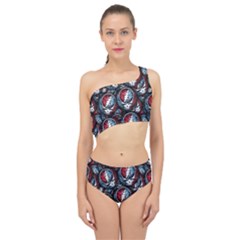 Grateful Dead Pattern Spliced Up Two Piece Swimsuit by Jancukart