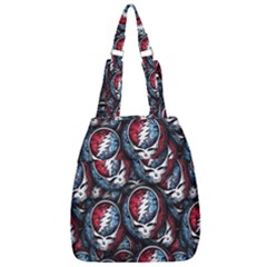 Grateful Dead Pattern Center Zip Backpack by Jancukart