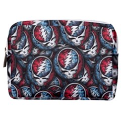 Grateful Dead Pattern Make Up Pouch (medium) by Jancukart