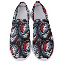 Grateful Dead Pattern Men s Slip On Sneakers by Jancukart