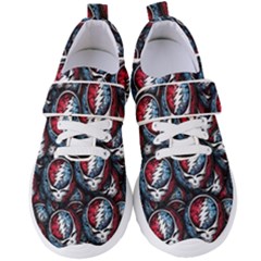 Grateful Dead Pattern Women s Velcro Strap Shoes by Jancukart