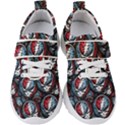 Grateful Dead Pattern Kids  Velcro Strap Shoes View1