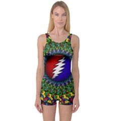 Grateful Dead One Piece Boyleg Swimsuit