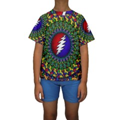 Grateful Dead Kids  Short Sleeve Swimwear by Jancukart