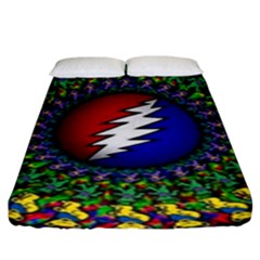 Grateful Dead Fitted Sheet (king Size) by Jancukart