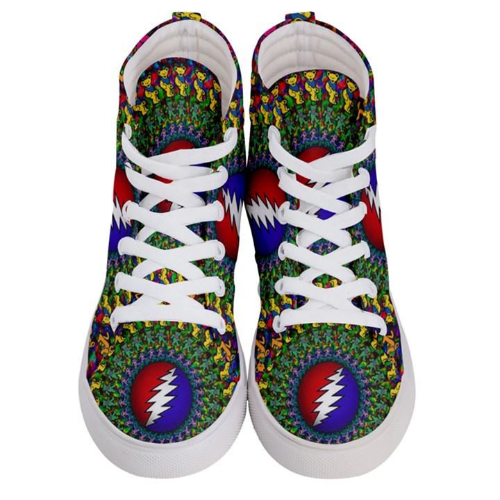 Grateful Dead Women s Hi-Top Skate Sneakers