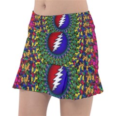 Grateful Dead Classic Tennis Skirt by Jancukart