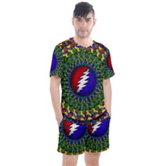 Grateful Dead Men s Mesh Tee And Shorts Set