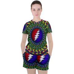 Grateful Dead Women s Tee And Shorts Set