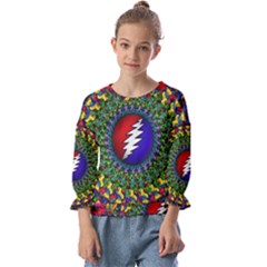 Grateful Dead Kids  Cuff Sleeve Top