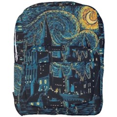 Cartoon Starry Night Vincent Van Gofh Full Print Backpack by Jancukart