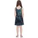 Cartoon Starry Night Vincent Van Gofh Kids  Lightweight Sleeveless Dress View2