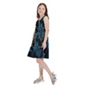 Cartoon Starry Night Vincent Van Gofh Kids  Skater Dress View2