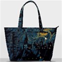 Cartoon Starry Night Vincent Van Gofh Back Pocket Shoulder Bag  View1