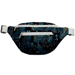 Cartoon Starry Night Vincent Van Gofh Fanny Pack