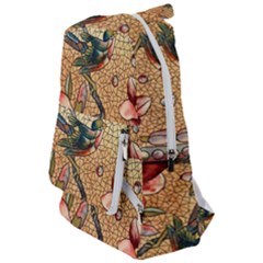 Flower Cubism Mosaic Vintage Travelers  Backpack