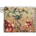 Flower Cubism Mosaic Vintage Canvas Cosmetic Bag (XXXL) View1