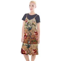 Flower Cubism Mosaic Vintage Camis Fishtail Dress