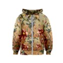 Flower Cubism Mosaic Vintage Kids  Zipper Hoodie View1