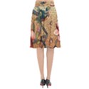 Flower Cubism Mosaic Vintage Flared Midi Skirt View2