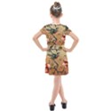 Flower Cubism Mosaic Vintage Kids  Cross Web Dress View2