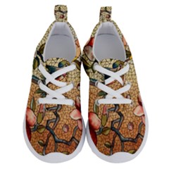 Flower Cubism Mosaic Vintage Running Shoes by Jancukart