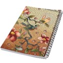 Flower Cubism Mosaic Vintage 5.5  x 8.5  Notebook View2