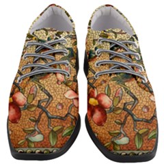 Flower Cubism Mosaic Vintage Women Heeled Oxford Shoes by Jancukart