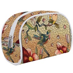 Flower Cubism Mosaic Vintage Make Up Case (large)