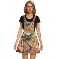 Flower Cubism Mosaic Vintage Apron Dress