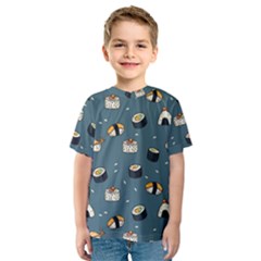 Sushi Pattern Kids  Sport Mesh Tee