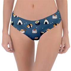 Sushi Pattern Reversible Classic Bikini Bottoms