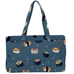 Sushi Pattern Canvas Work Bag