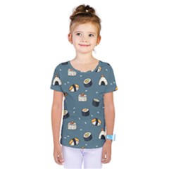 Sushi Pattern Kids  One Piece Tee