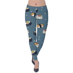 Sushi Pattern Velvet Leggings