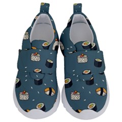 Sushi Pattern Kids  Velcro No Lace Shoes