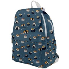 Sushi Pattern Top Flap Backpack