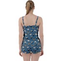 Sushi Pattern Tie Front Two Piece Tankini View2