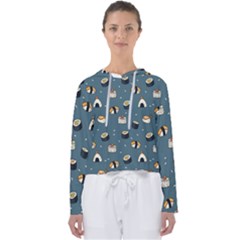 Sushi Pattern Women s Slouchy Sweat