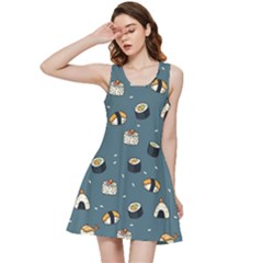 Sushi Pattern Inside Out Racerback Dress