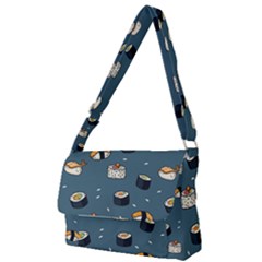 Sushi Pattern Full Print Messenger Bag (s)