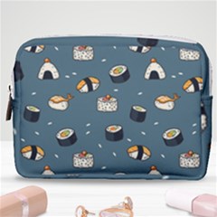 Sushi Pattern Make Up Pouch (medium)