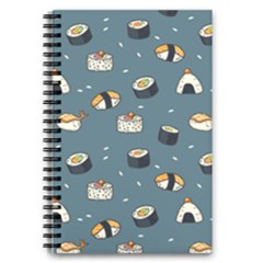 Sushi Pattern 5 5  X 8 5  Notebook