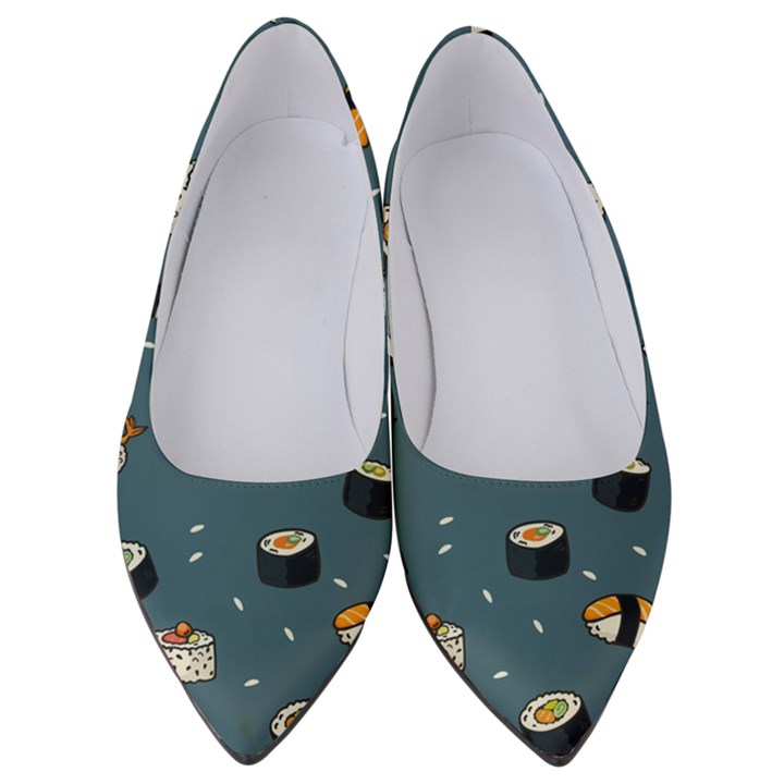 Sushi Pattern Women s Low Heels