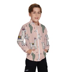 Llamas Pattern Kids  Windbreaker